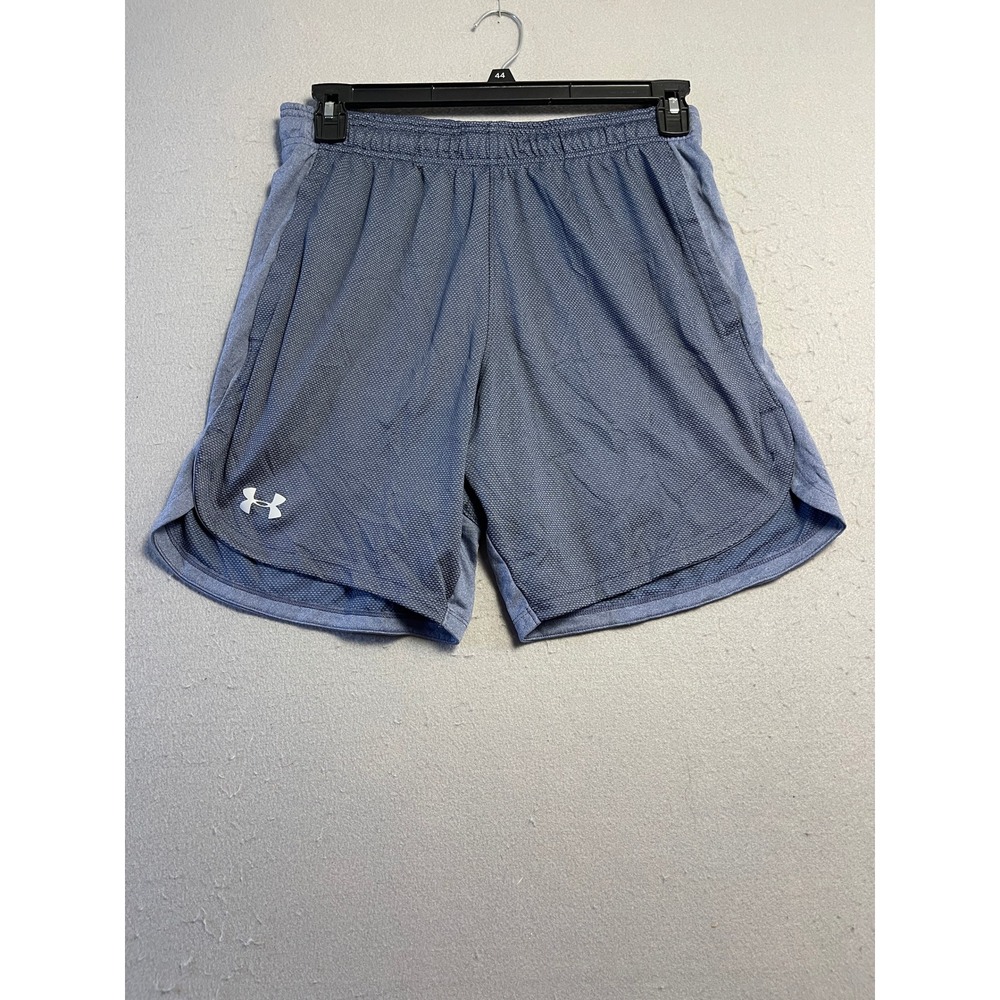 Under Armour HeatGear Shorts Polyester Blue Large Mens